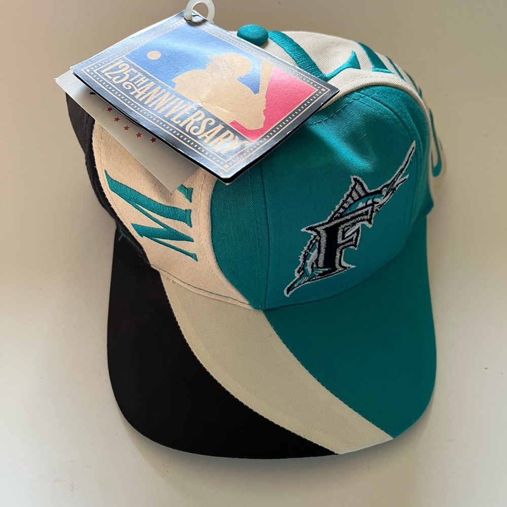 Vintage 1994 Flordia Marlins Snapback / Anniversary Edition / RARE! / NWT - Picture 2 of 10